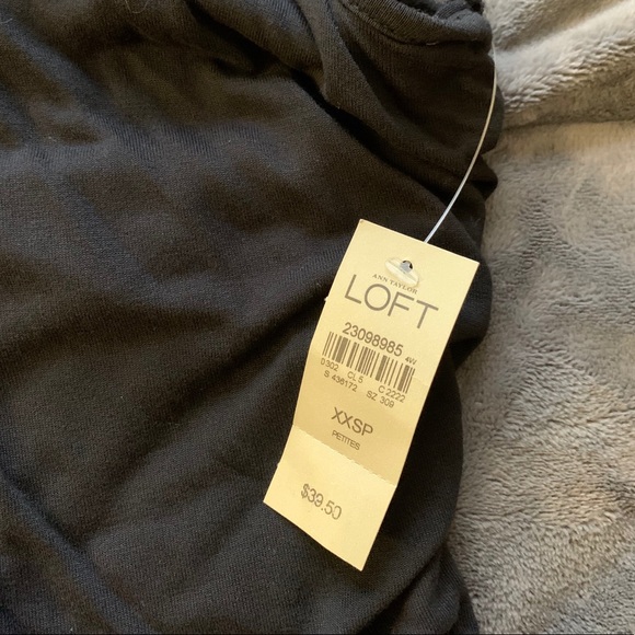 NWT Loft halter top swing layered black XXSP - Picture 7 of 7